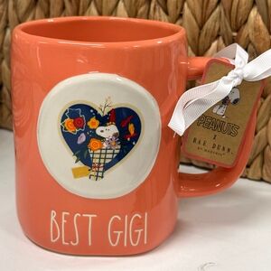 Peanuts × Rae Dunn Snoopy 'Best Gigi' Mug with Heart Graphic NWT
